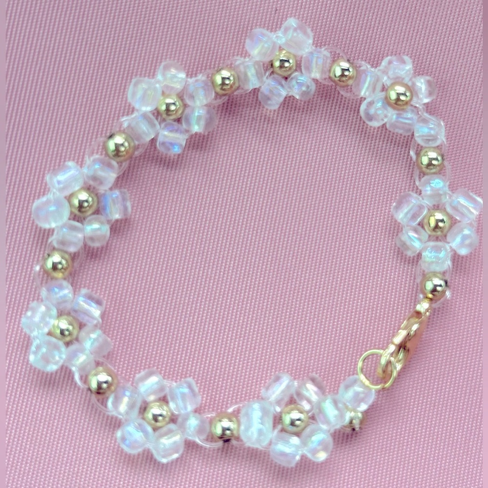 Beaded bracelet (kids for kids) homemade